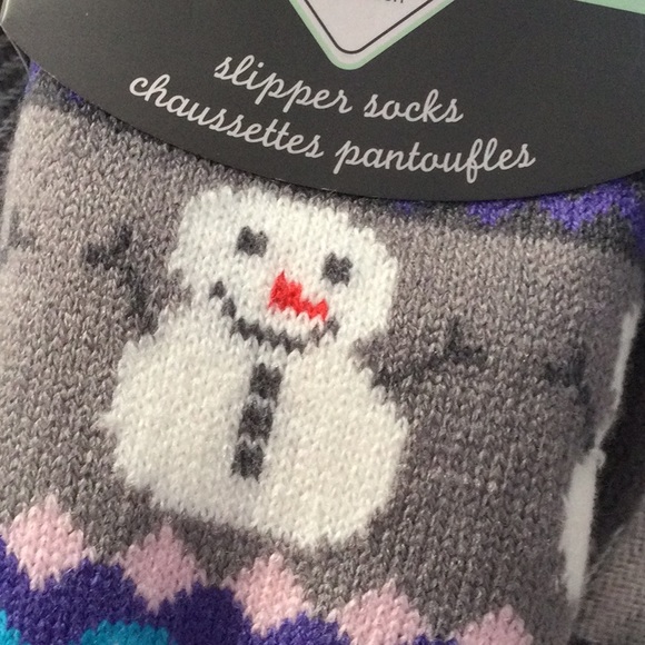 Pudus Lifestyle Co. NWT snowman slipper socks - Picture 5 of 6